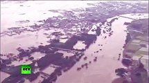 Massive floods in Japan Houses washed away helicopters rescue residents