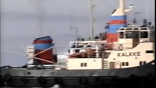 Suurin Raumalla käynyt laiva RTV14.9.1989 Westmedia Oy. Rauma.
