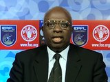FAO Director-General, Jacques Diouf on the occasion of the European Match Day against Hunger
