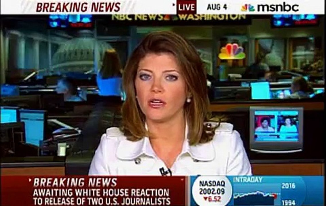 N Korea Releases U S journalists Euna Lee Laura Ling 4 August 2009