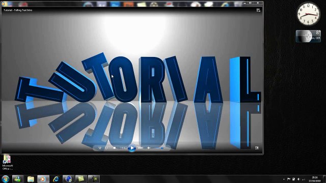 Cinema 4D Tutorial - Falling Text Intro