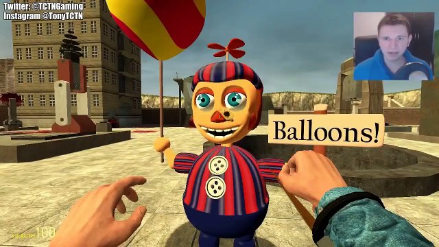 Garry's Mod I KILLED BALLOON BOY (Gmod Sandbox w FNAF2 mod)