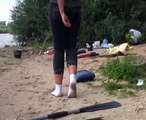 Dirty white socks, at the lake, part1