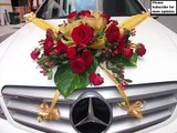 Red Wedding Car Flowers | Car Decor Picture Ideas