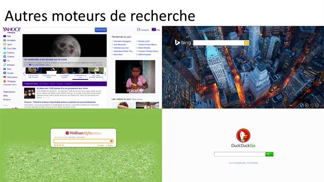 Enjeux Mondiaux: Outils de recherche d'information