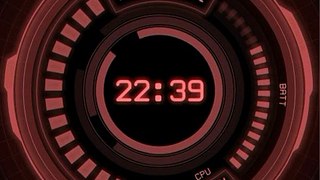 AHL Sci-Fi System Clock - Live Wallpaper for Android