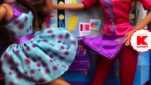 Barbie Color Change Makeup Artist Doll ❤ Spiderman Frozen Anna, Ariel Merida Makeovers DisneyCarToys