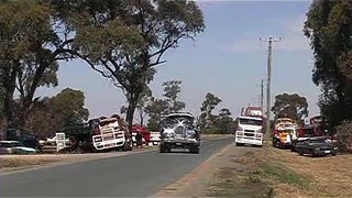 1964 B61 MACK ONE HANDED, QUAD BOX SHIFTING.  AUSTRALIA