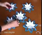 How to make snow flowers -  DIY Holiday Room Decorations
