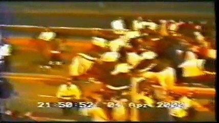 Football Hooligans - Wigan v Preston - 2000 - Goal & CCTV