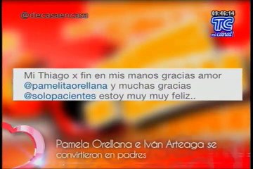 De Casa En Casa - Nació Thiago, hijo de Pamela Orellana