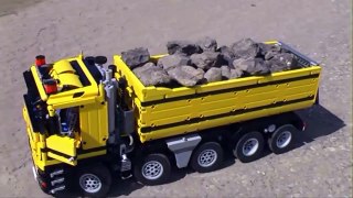 Dump Truck 10x4 in Technic Lego (HD video)