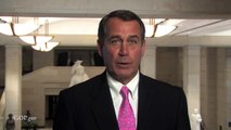 Leader Boehner Delivers Weekly GOP Address on Health Care