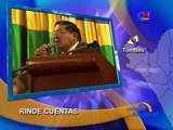 Se realiza audiencia publica para rendicion de cuentas del Alcalde de Tumbes, Cesar Cuenca