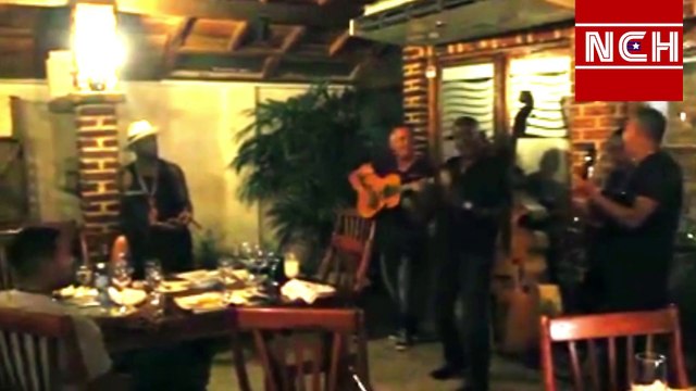 Usher y Ludacris disfrutando de la música cubana en La Habana