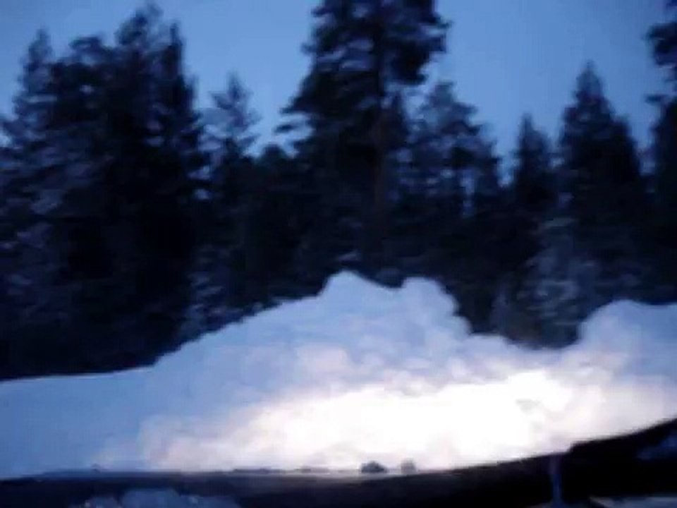 Skoterkörning på hög nivå i Sörn