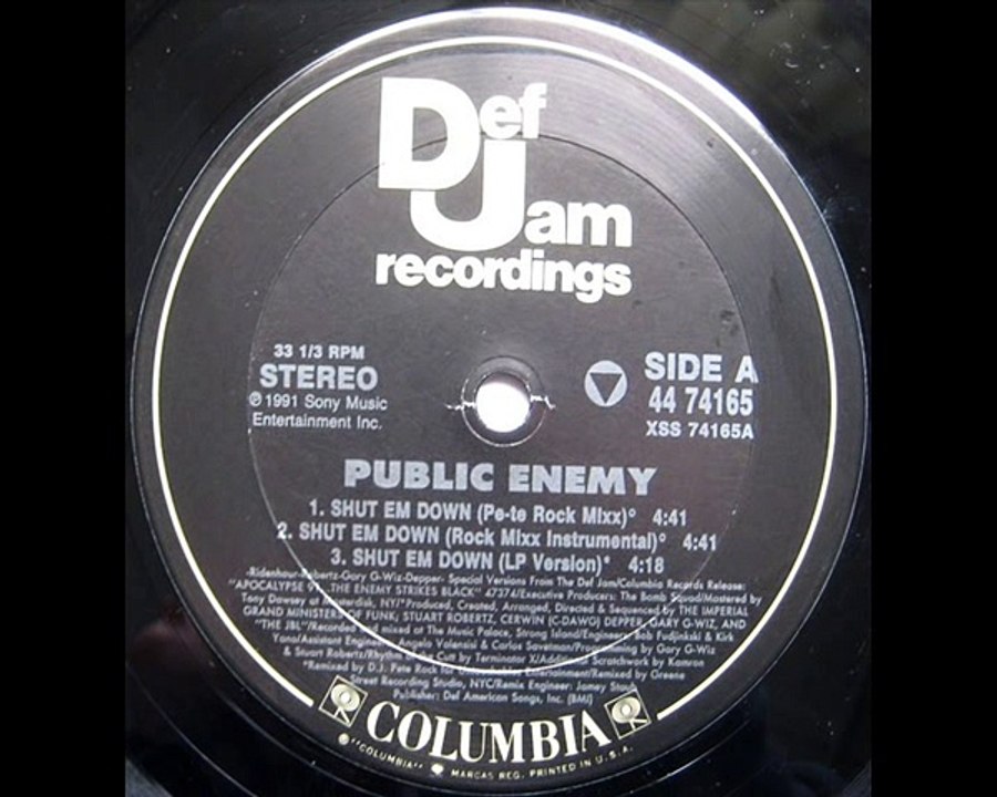 Public Enemy - Shut Em Down (Pete Rock Remix Instrumental)