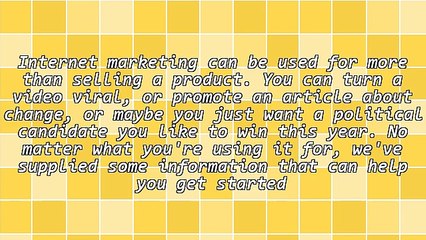 Tips And Advice To Help You With Internet Marketing