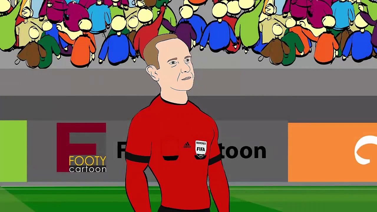 Barcelona vs Real Madrid 2015 || Funny Cartoon || New Edition HD