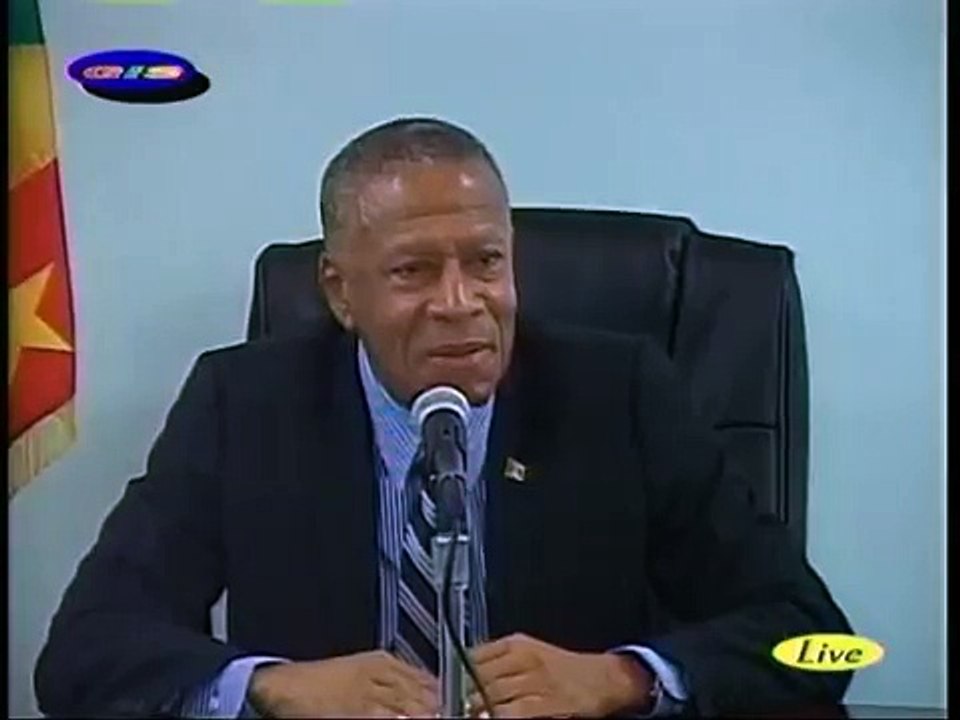 Grenada's Prime Minister displaying his arrogance once again