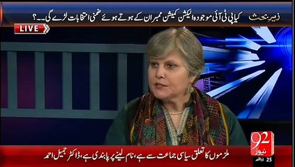 Elections have irregularties then why you have different opinion as PPP and PTI