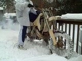 North Carolina   Snow   Dirtbike = FUN!!!
