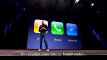 iPhone Vorstellung 2007 mit Steve Jobs - ( deutsch / 720p )