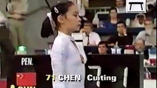 Chen Cuiting - 1989 Worlds EF - Balance Beam