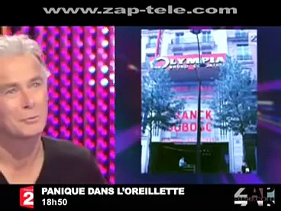 Les larmes de Franck Dubosc...