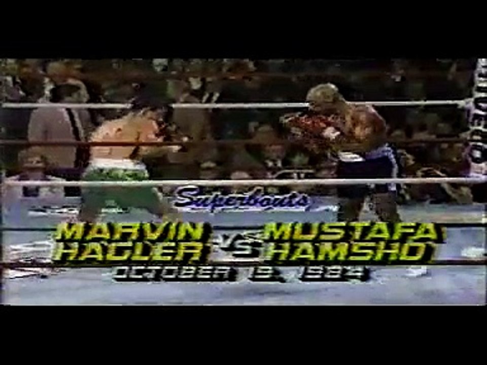 Marvelous Marvin Hagler vs Mustafa Hamsho Remat...