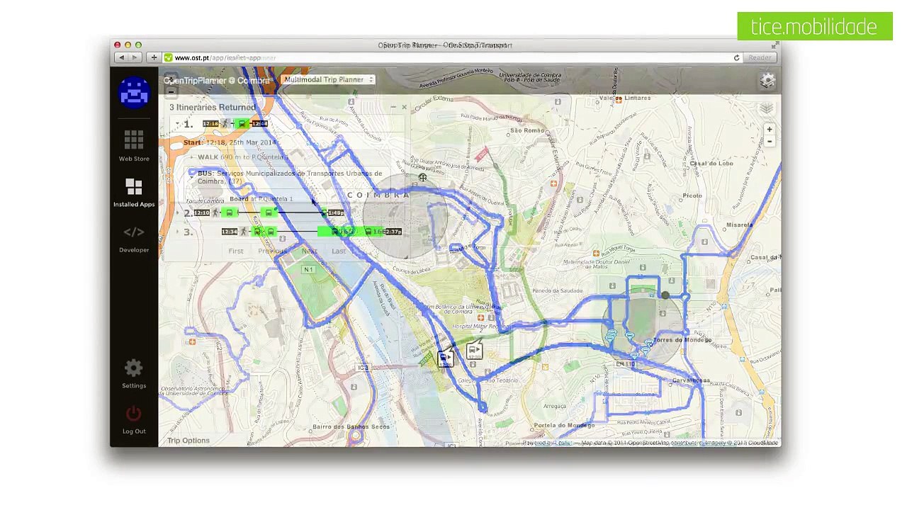TICE.Mobilidade Demo