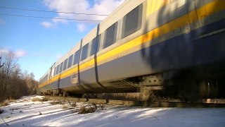 HD Train #117 - VIA Rail Canada - Montage Hiver 2015 Winter