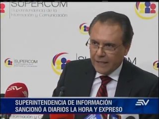 Supercom sanciona a diarios La Hora y Expreso