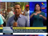 Venezuela: víctimas de guarimbas piden justicia en caso Leopoldo López