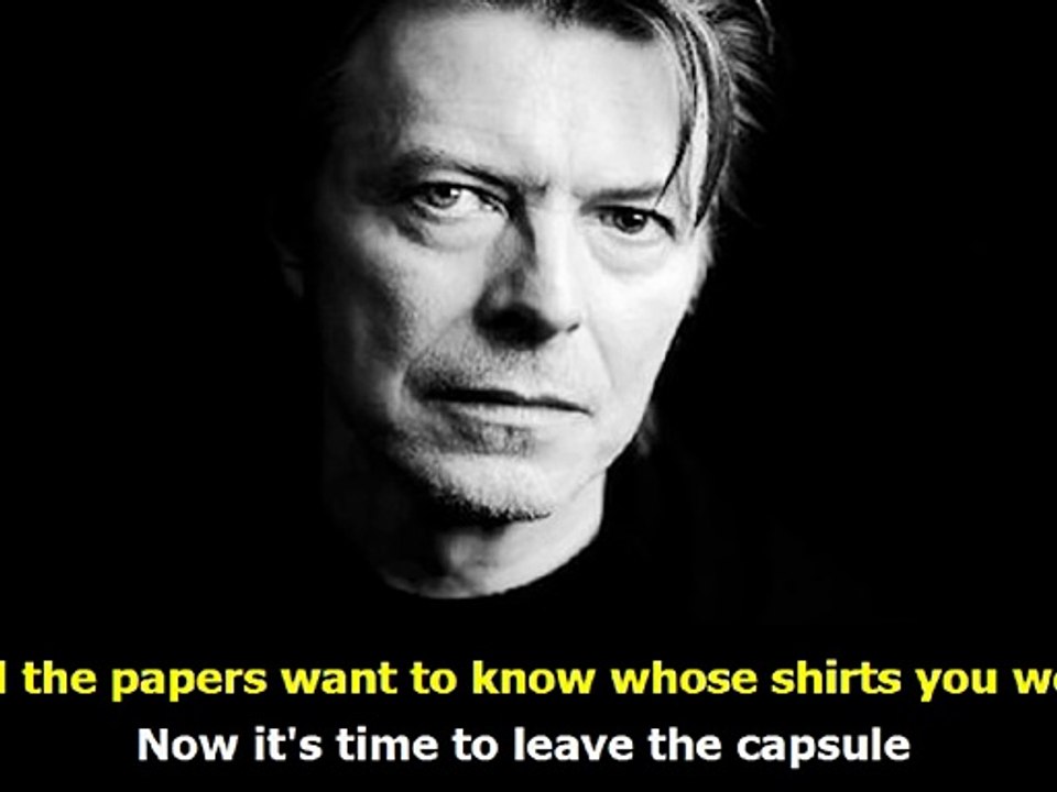 David Bowie- Space Oddity (With Lyrics) Hd
