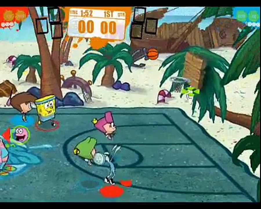 Game Home -  Nicktoons Basketball