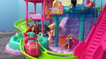 Polly Pocket Roller Coaster Ride Frozen Elsa Anna Merida Hans Barbie Toys DisneyCarToys