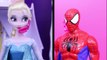 Elsa & Anna Frozen Ice Skating with Spiderman Disney Store Princess Dolls Merida Frozen Dolls Video