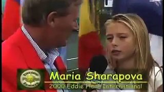 Maria Sharapova at 13 years old