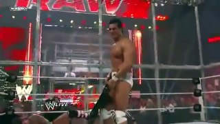 WWE  - John Cena Vs CM Punk Vs Alberto Del Rio - Cage Match