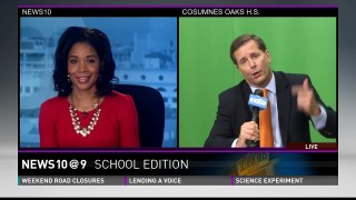Cosumnes Oaks High School LIVE student broadcast on News10@9