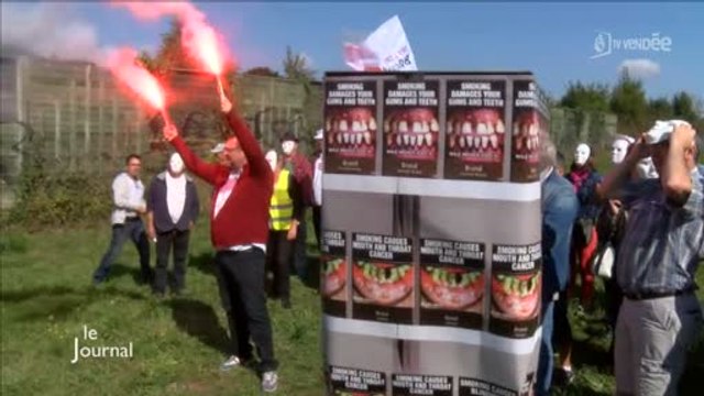 Paquets de cigarettes neutres : Manifestation en Vendée