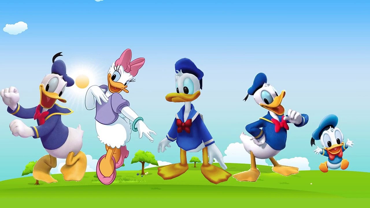 Finger Family Nursery Rhymes Daddy Family Song Donald Duck Finger Family