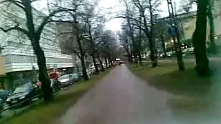 Bicycling around in Pori, Finland