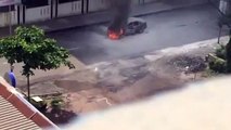 Car on Fire near Petrol Pump 1