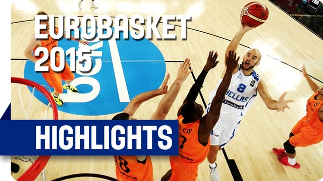 Greece v Netherlands - Group C - Game Highlights - EuroBasket 2015