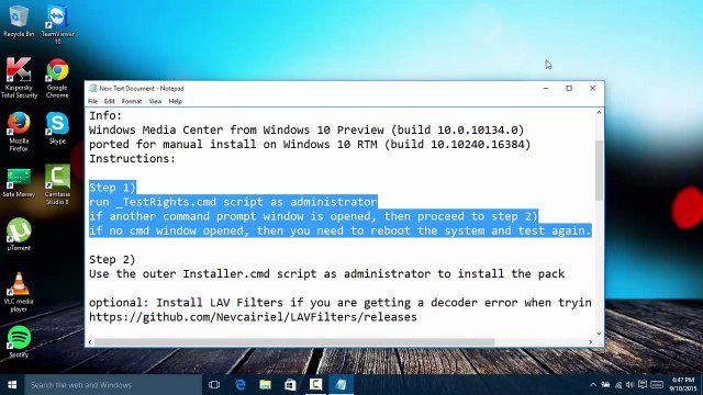 How To Install Windows Media Center on Windows 10
