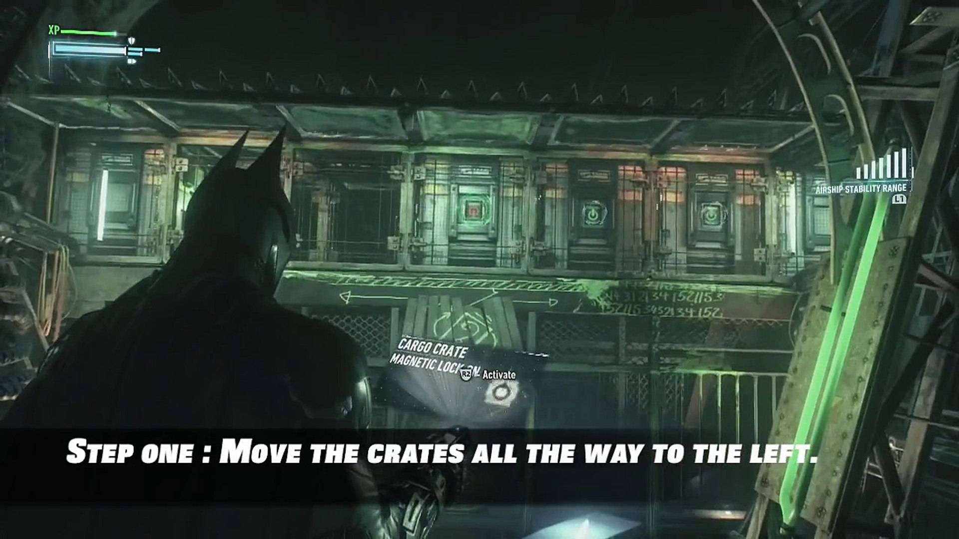 Riddler trophies in the Stagg Airships (11-21), Collectibles - Stagg  Airships - Batman: Arkham Knight Game Guide & Walkthrough