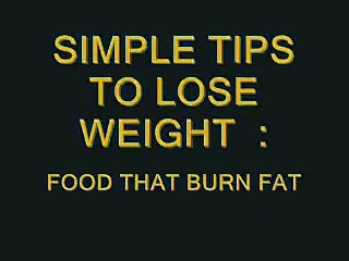 Losing Fat Quickly By Knowing The Food That Burn Fat