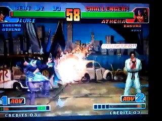 kof 98 iori vs athena